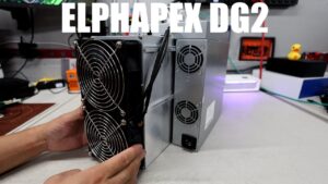 POWER DRAW testing Elphapex DG2 (hashrate giveaway solo mining Dogecoin…)