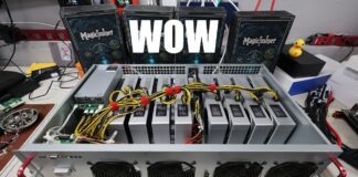 This is it… 8 “GPU” BITCOIN Miners in 1 SERVER CASE!
