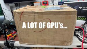 UNBOXING MORE GPUs… are they for mining?