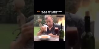 POV: You’re a trader and nothing affects you anymore. 😢 #shorts #crypto #invest